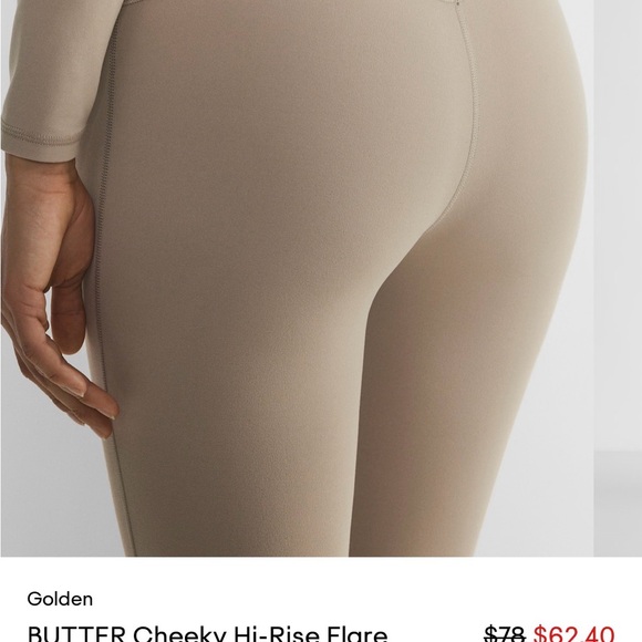 Aritzia BUTTER Cheeky Hi-Rise Flare Legging - Picture 6 of 12